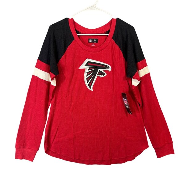 NFL Team Apparel Women's Long Sleeve Thermal Atlanta Falcons Logo NWT - Picture 1 of 11